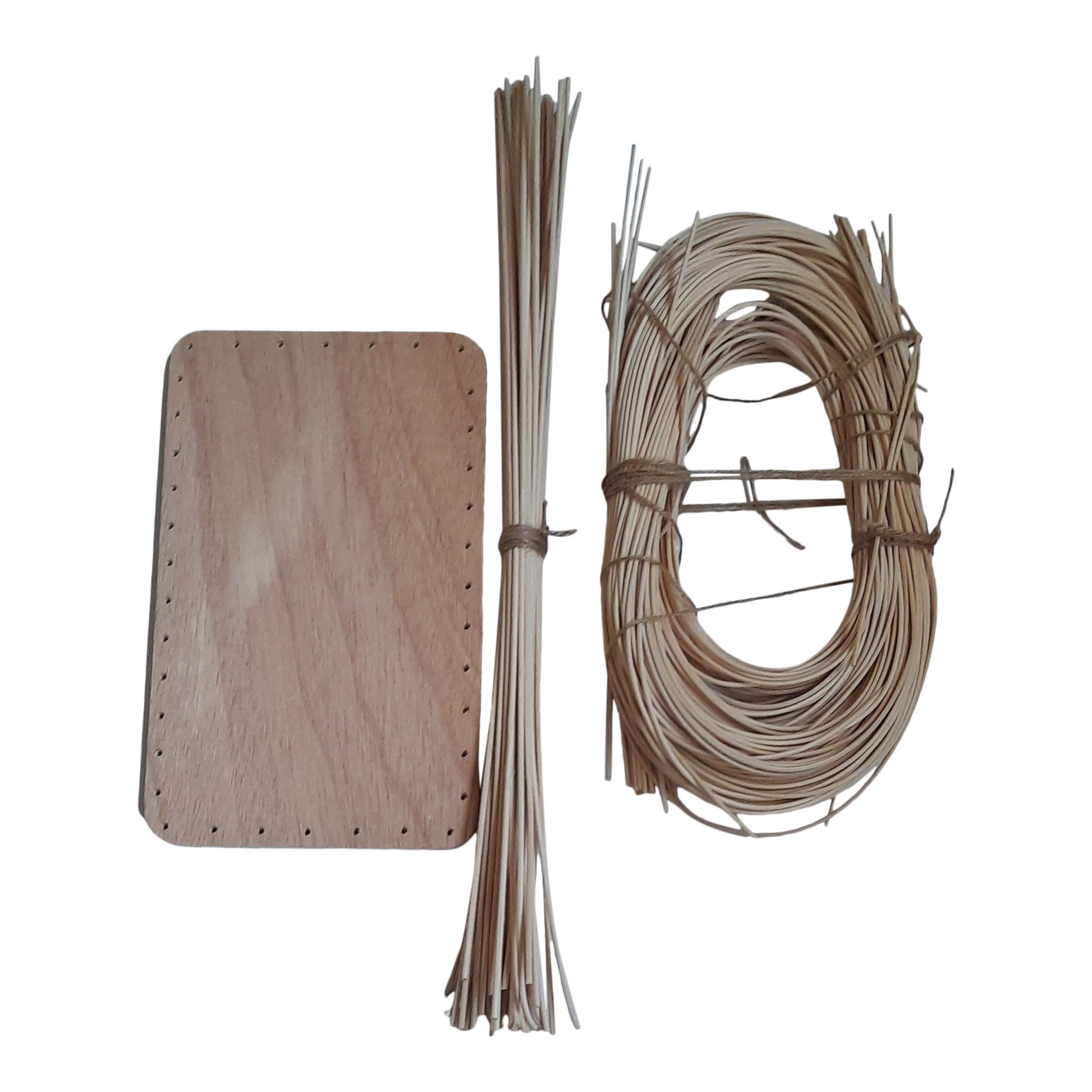 Flechtsets 4 eckiger Flechtboden mit abgerundeten Ecken 15cm * 25cm